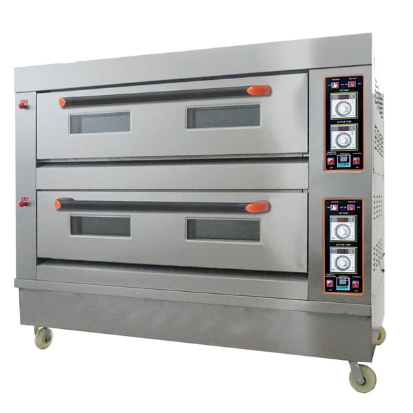 2 deck 6 tray commercial gas oven CM-RQHX-2B