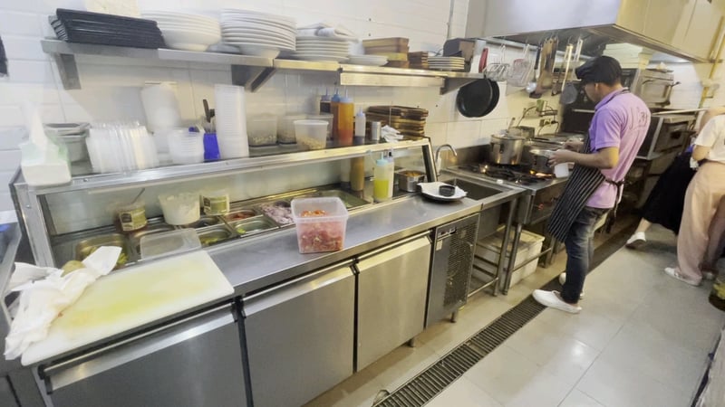 Kitchen cooking area