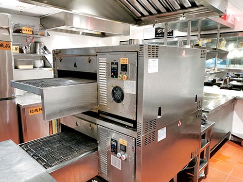 Customized hot air Conveyor Roast Fish Oven