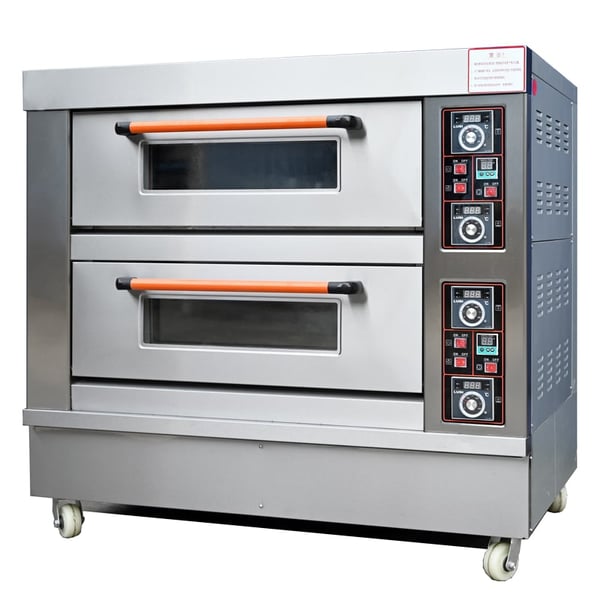 Oven listrik komersial 2 dek 4 baki CM-XYF-20ED