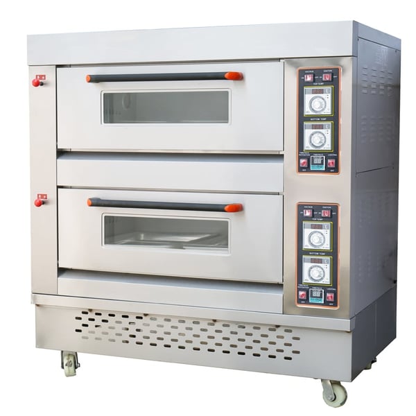 2 deck 4 tray commercial gas oven CM-RQHX-2A