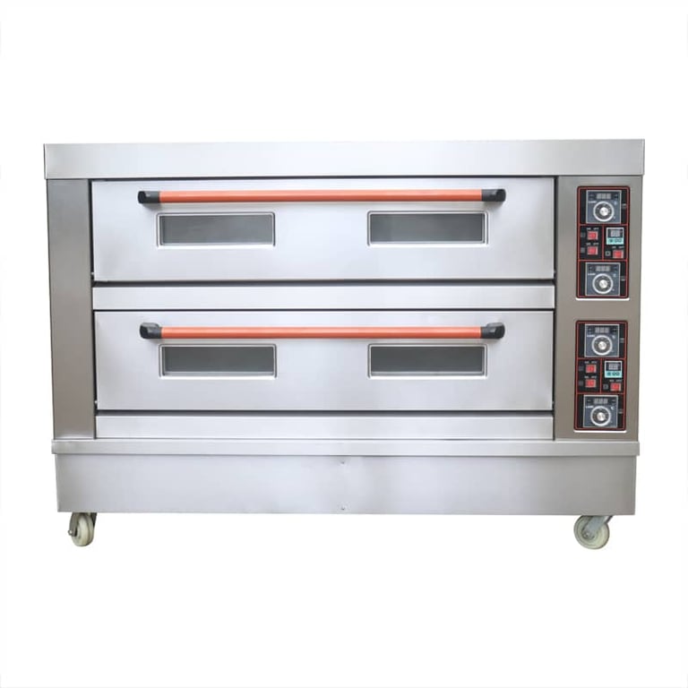 Oven roti komersial 2 dek 6 baki CM-XYF-26