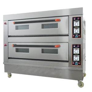Коммерческая газовая печь с 2 ярусами и 6 противнями CM-RQHX-2B