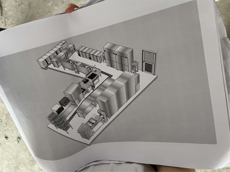 One-stop kitchen 3D modeling rendering