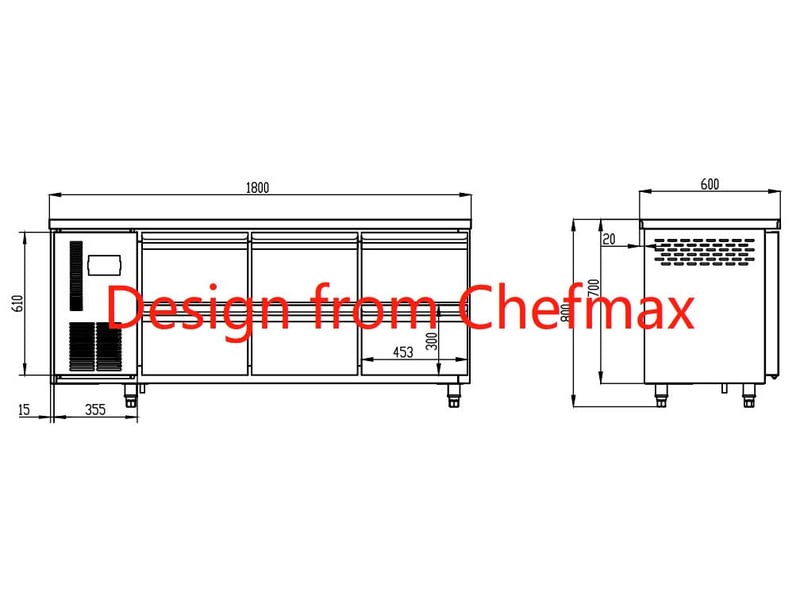 Design drawings for customized equipment