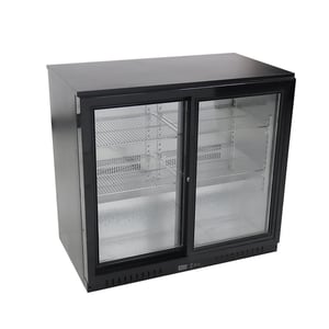 Back Bar Cooler 2 Sliding Doors
