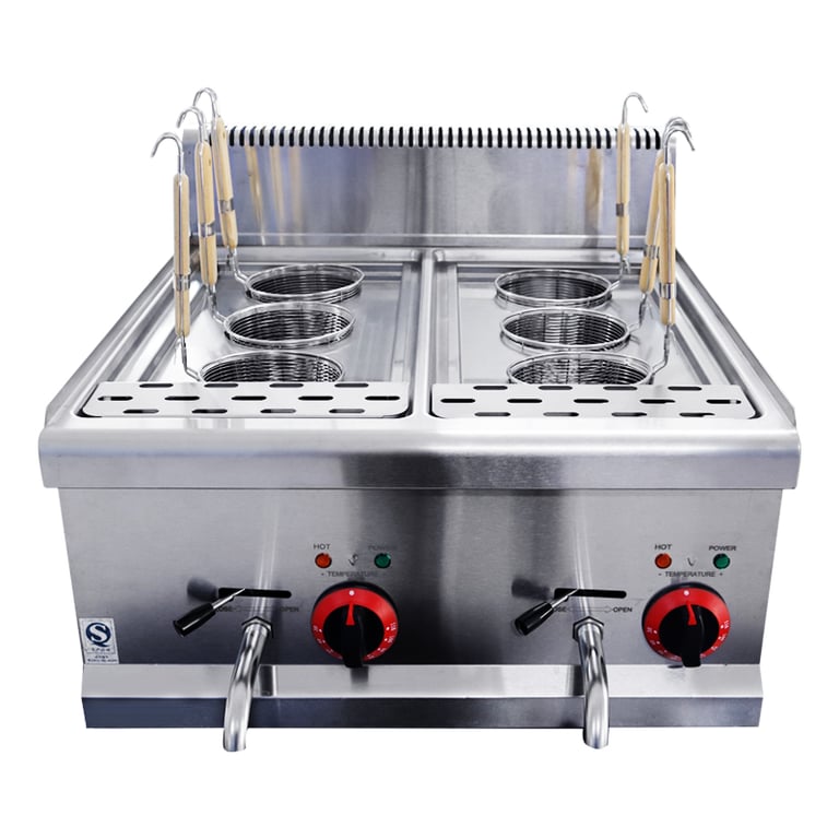 Countertop Electric Pasta Cooker with Six Head Electric Pasta Cooker with Six Head