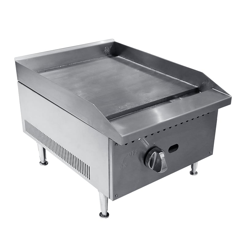 commercial countertop gas grill single burner