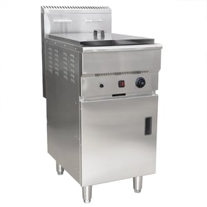 Penggoreng Dalam Komersial Gas Asli CM-GF-481 Penggoreng Peralatan Restoran dengan Penutup 48L
