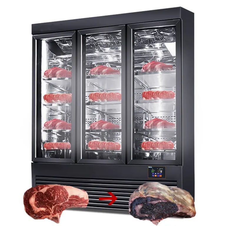 3 door meat curing chambers