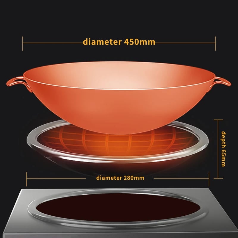 Commercial Induction Wok