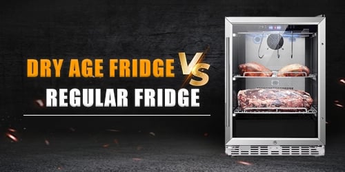 What is the difference between a dry age fridge and a regular fridge