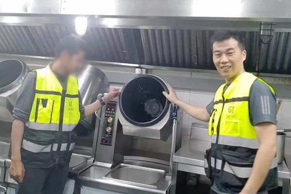 automatic stir fry machines service