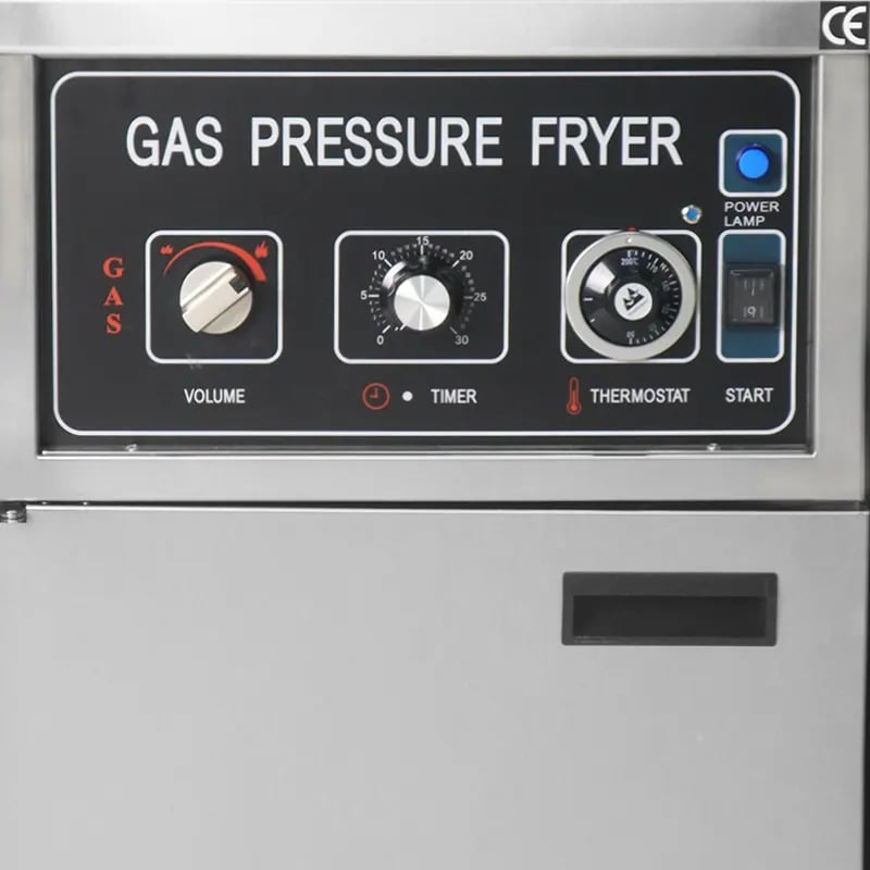 pressure fryer commercial control plate