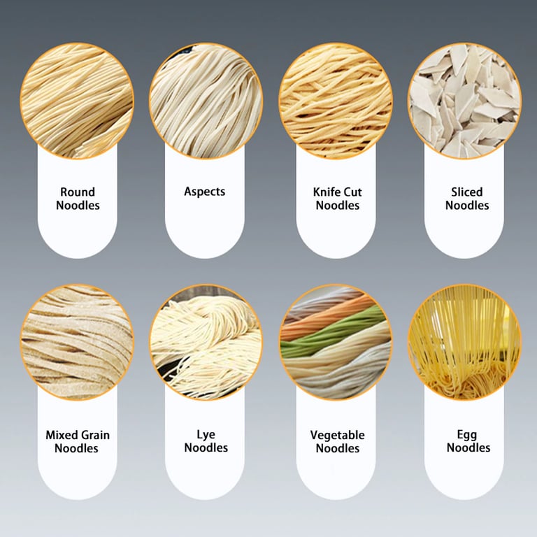 Commercial Noodle Maker and Cooker noodle shape