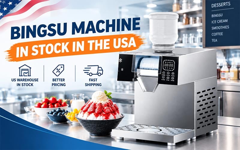 Bingsu Machine in Stock in the USA for Dessert Businesses