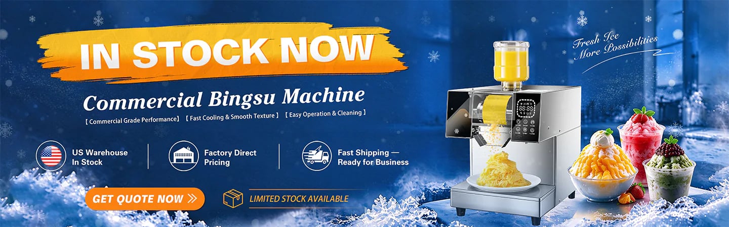 Bingsu machine promotion