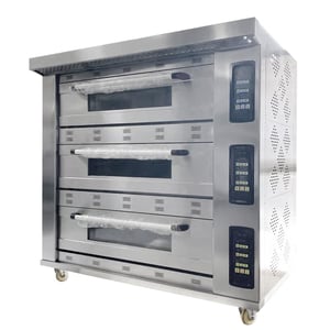 3-DECK-BACKOFEN MIT 9 TABLETTS