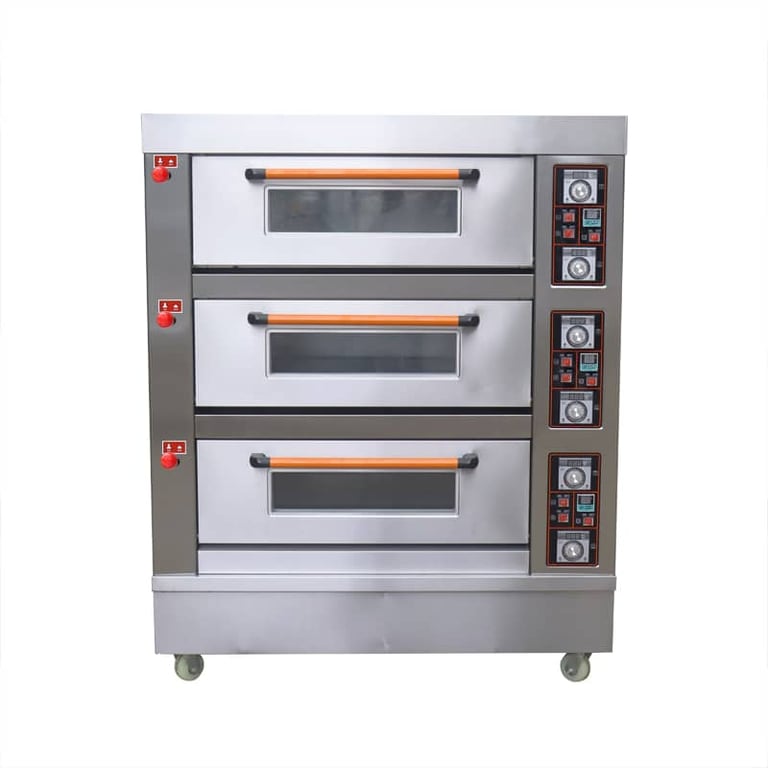 3 deck 6 tray commercial bakery oven CM-RQHX-3A