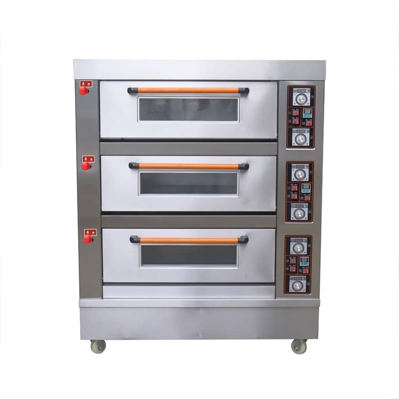 Oven roti komersial 3 dek 6 baki CM-RQHX-3A