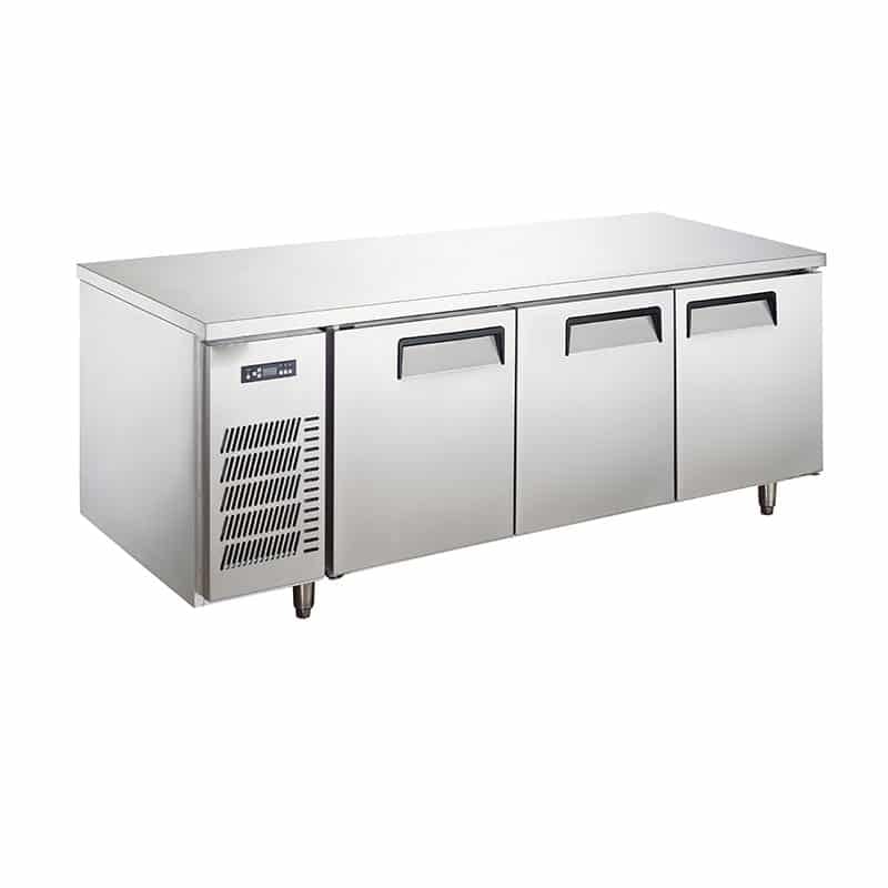 3 door commercial undercounter refrigerators