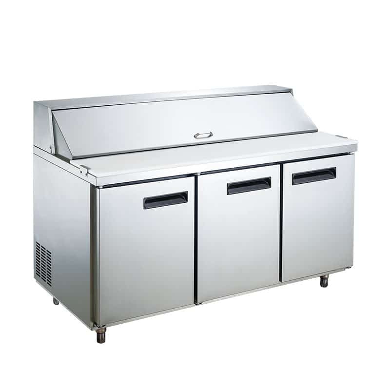 3-дверный холодильник для приготовления салатов CM-SL1500F3