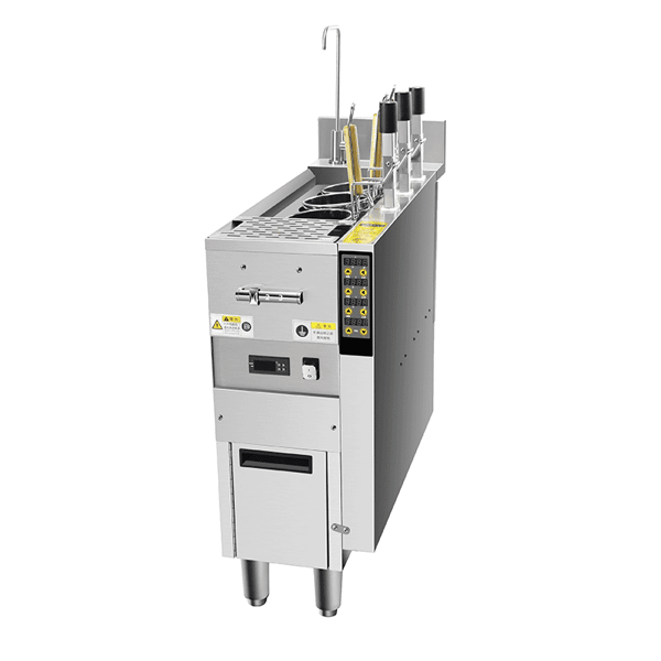 Equipamento de fogão automático para macarrão com 3 cabeças CM-3-R-14