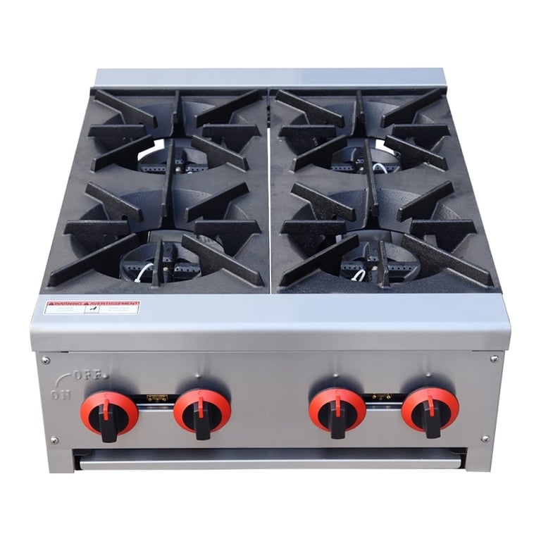 4 burner commercial gas range CM-HS-4