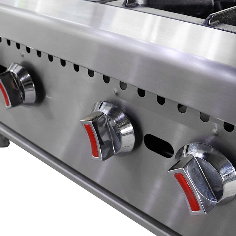 Commande de bouton de brûleur de cuisinière à gaz à 4 brûleurs