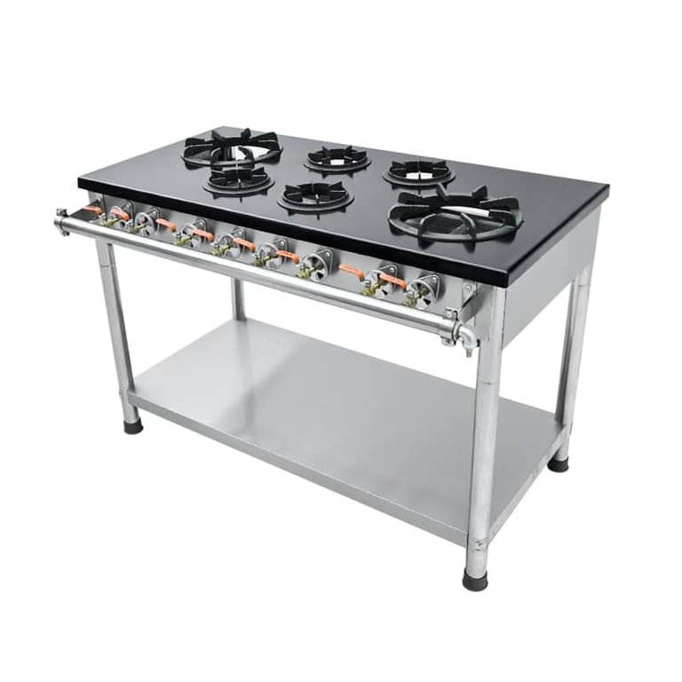 6 burner Asian cooker CM-2L4S