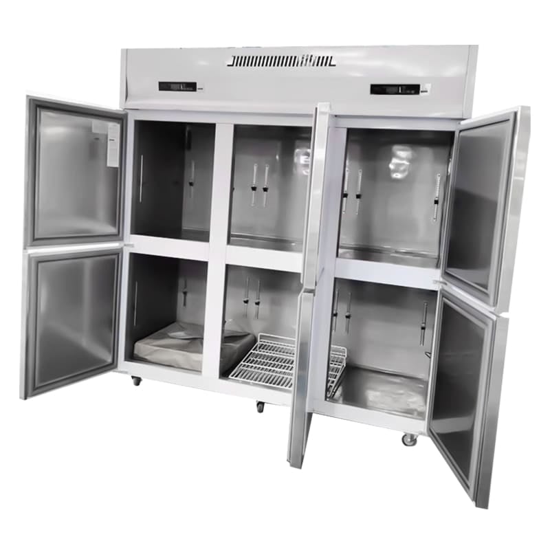 refrigerador comercial de 6 puertas