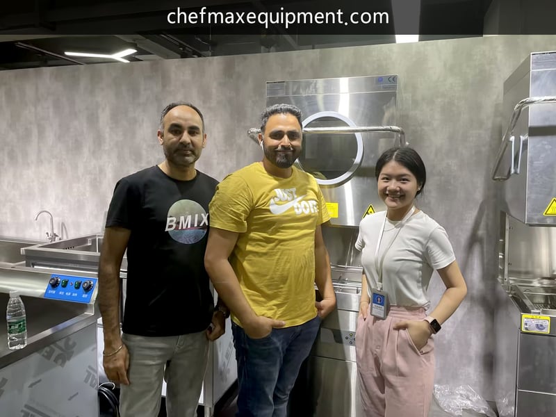 Australian customers and Chefmax staff group photo