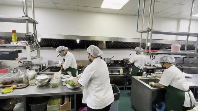 Automated kitchen at Chocolate Ville