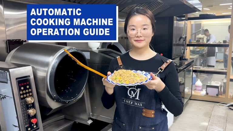 Guía de funcionamiento de la máquina de cocción automática