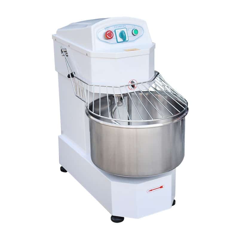 Bread dough mixer outlet machine