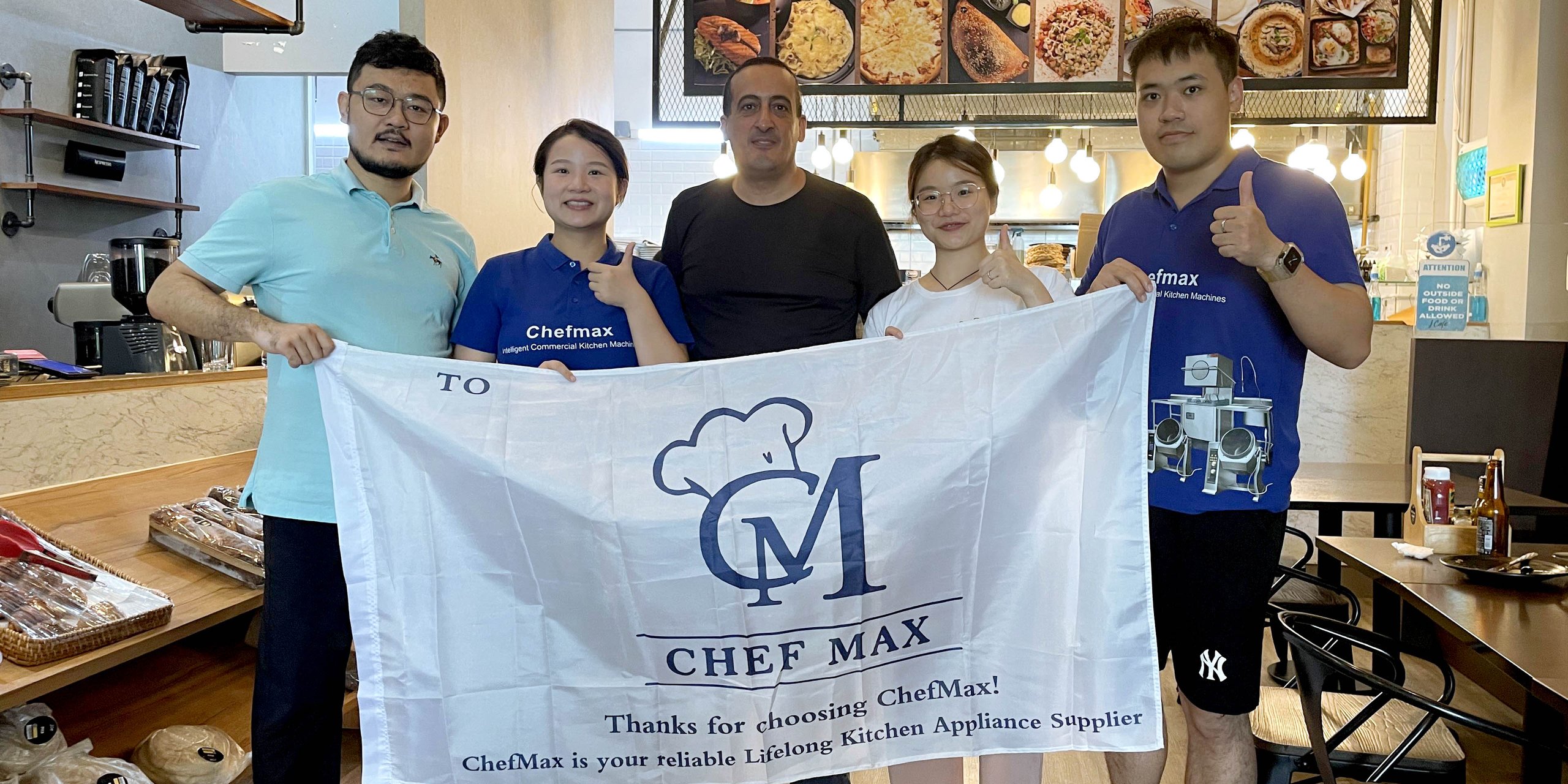 Chefmax Kunjungan a Kosher Restaurant Klien ing Thailand