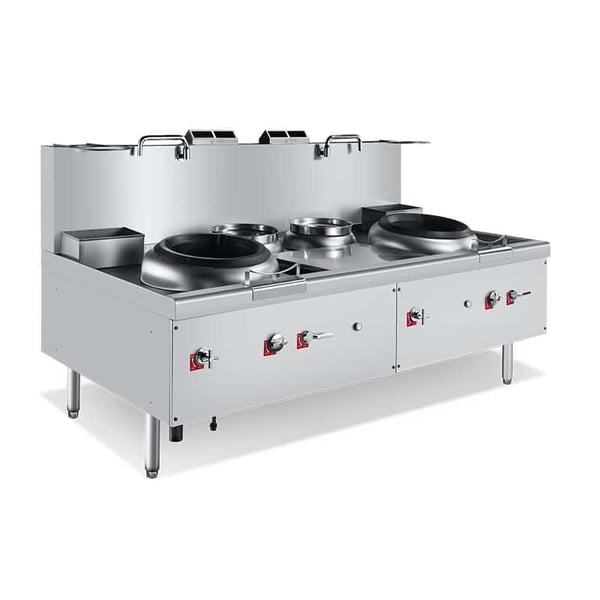 Chinese double burner small stove CM-CW-215-22B
