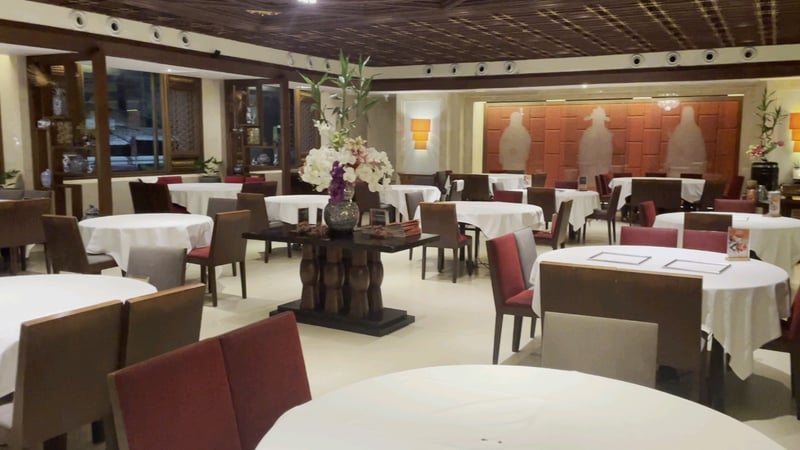 Chinese restaurant dining area