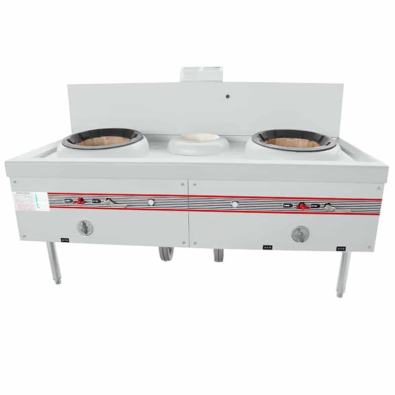 Commercial Chinese wok range CM-2C1W-002-1