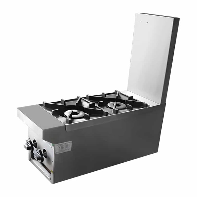 Cuisinière à gaz suspendue commerciale CM-NWOB2-CL