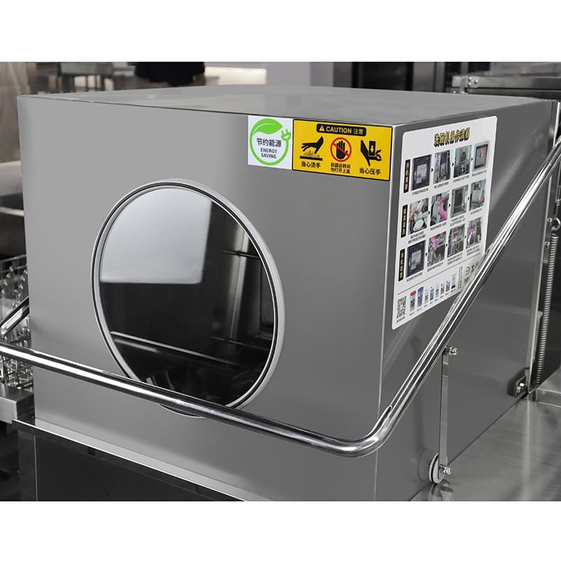 Commercial Grade Dishwashers CM-SJG18 Double Rack Hood Type Dishwasher  Chefmax