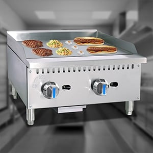 Commercial gas griddles