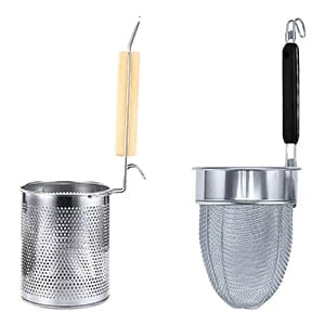 Différents types de paniers de pâtes