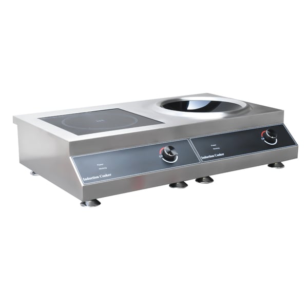 Cuisinière à induction à double brûleur HJ-5000P+5000A