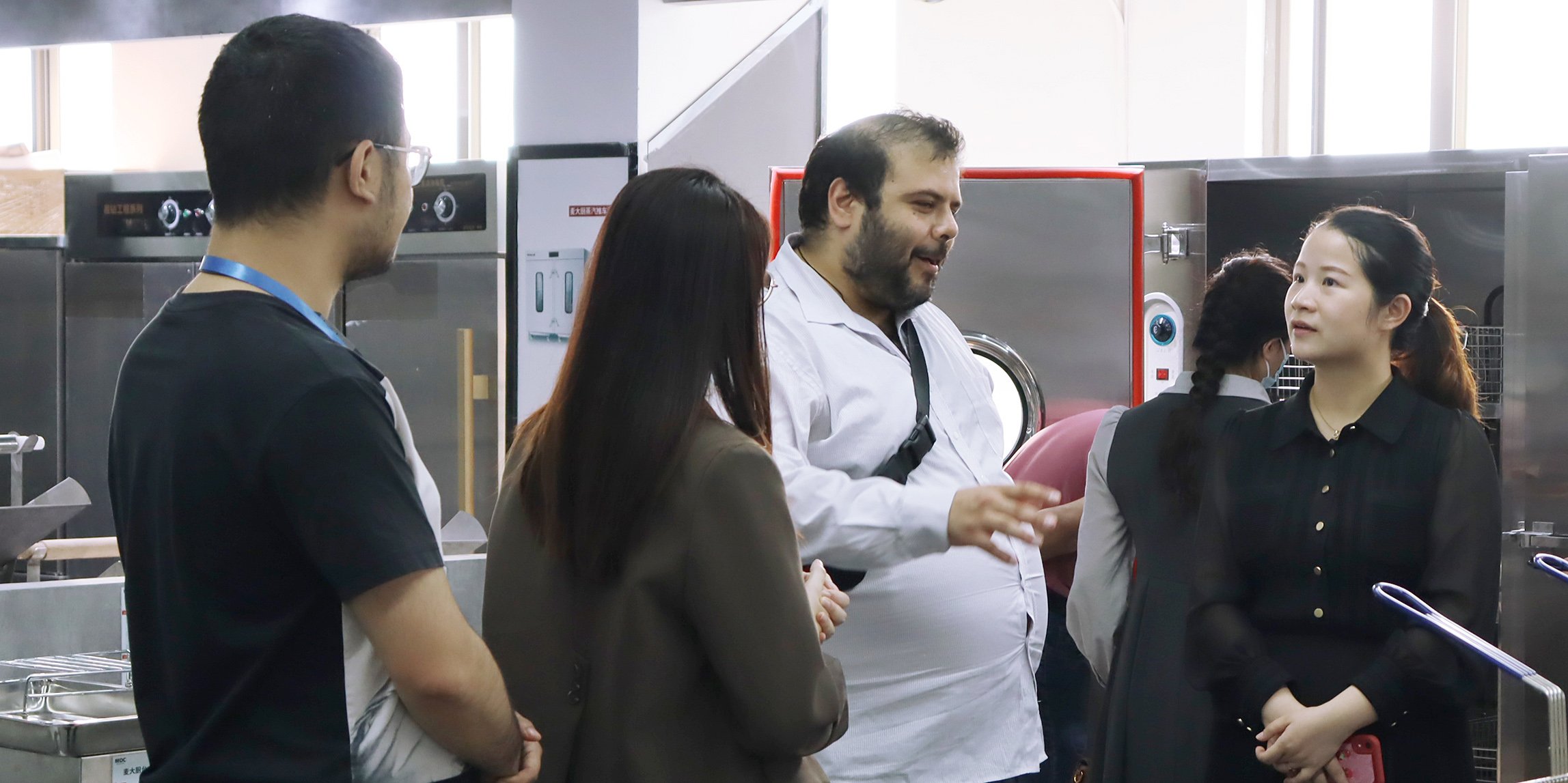 French Cooking Machine Customers Visited Chefmax Factory