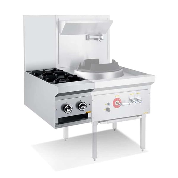 Hanging type commercial gas range CM-NWOB2-CL