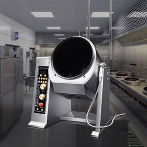 Highly automated cooking machine