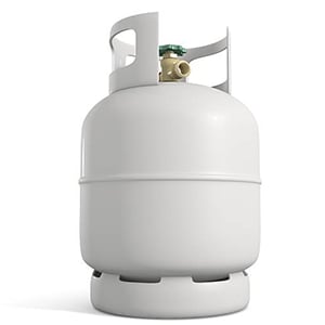 Propane gas cylinder