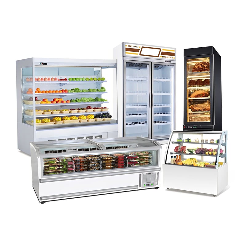 Chefmax Commercial Four 4 Doors Fancooling Upright Fridge Frezzer