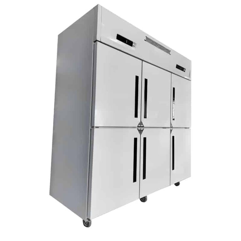 Stainless Steel Solid Door Reach-In Refrigerator CM-LF150C4D2